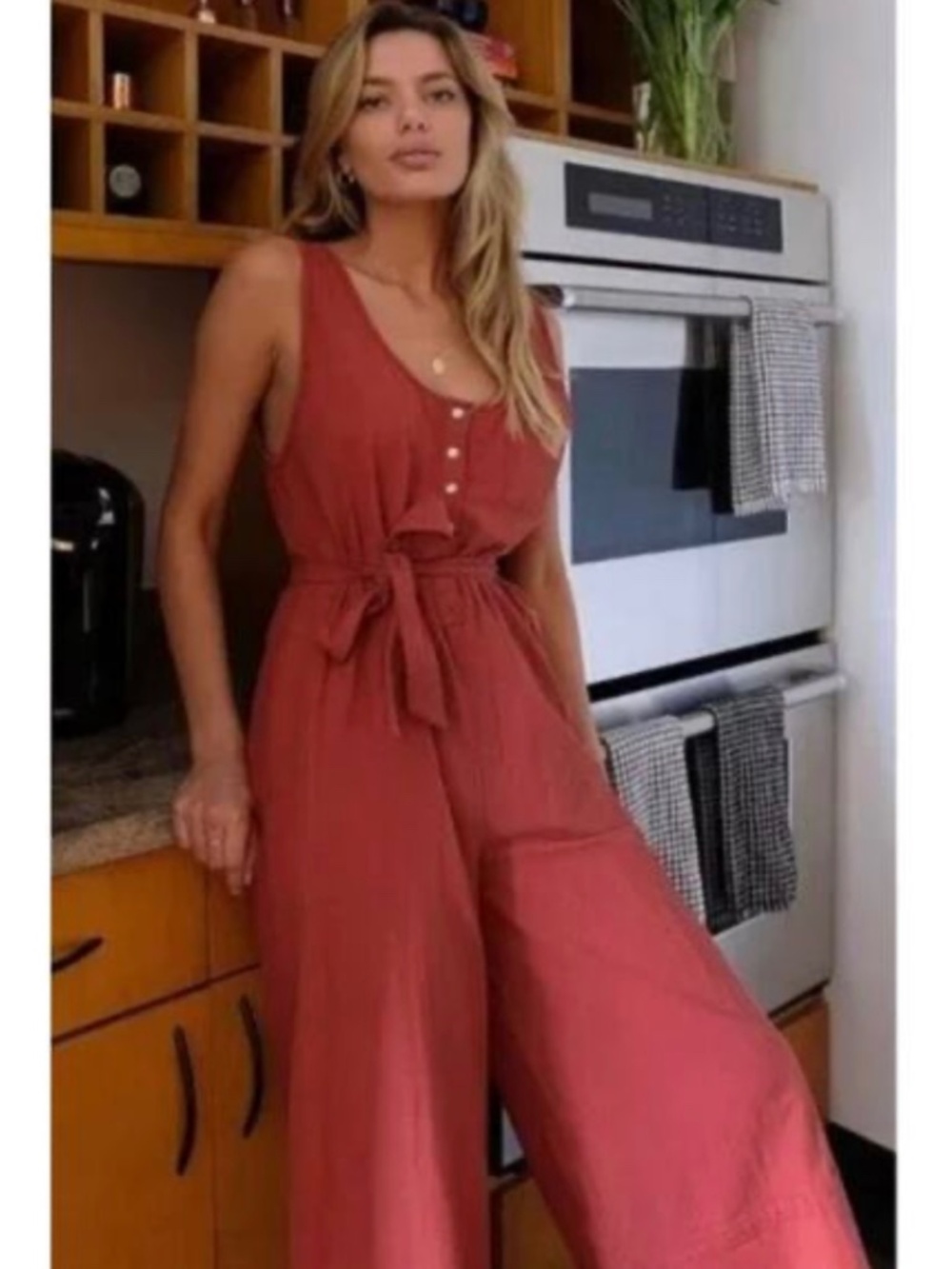 UO Down from under Lily  jumpsuit